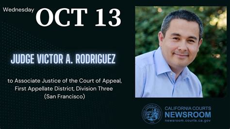 victoria a. rodriguez associate justice|Alameda County Judge Victor Rodriguez Confirmed to First。